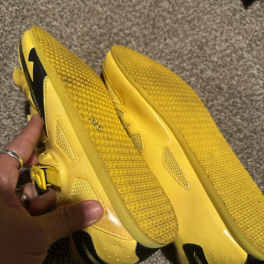 Mavic Podium SS13 Yellow Cycling Size 9 - Picture 13 of 13